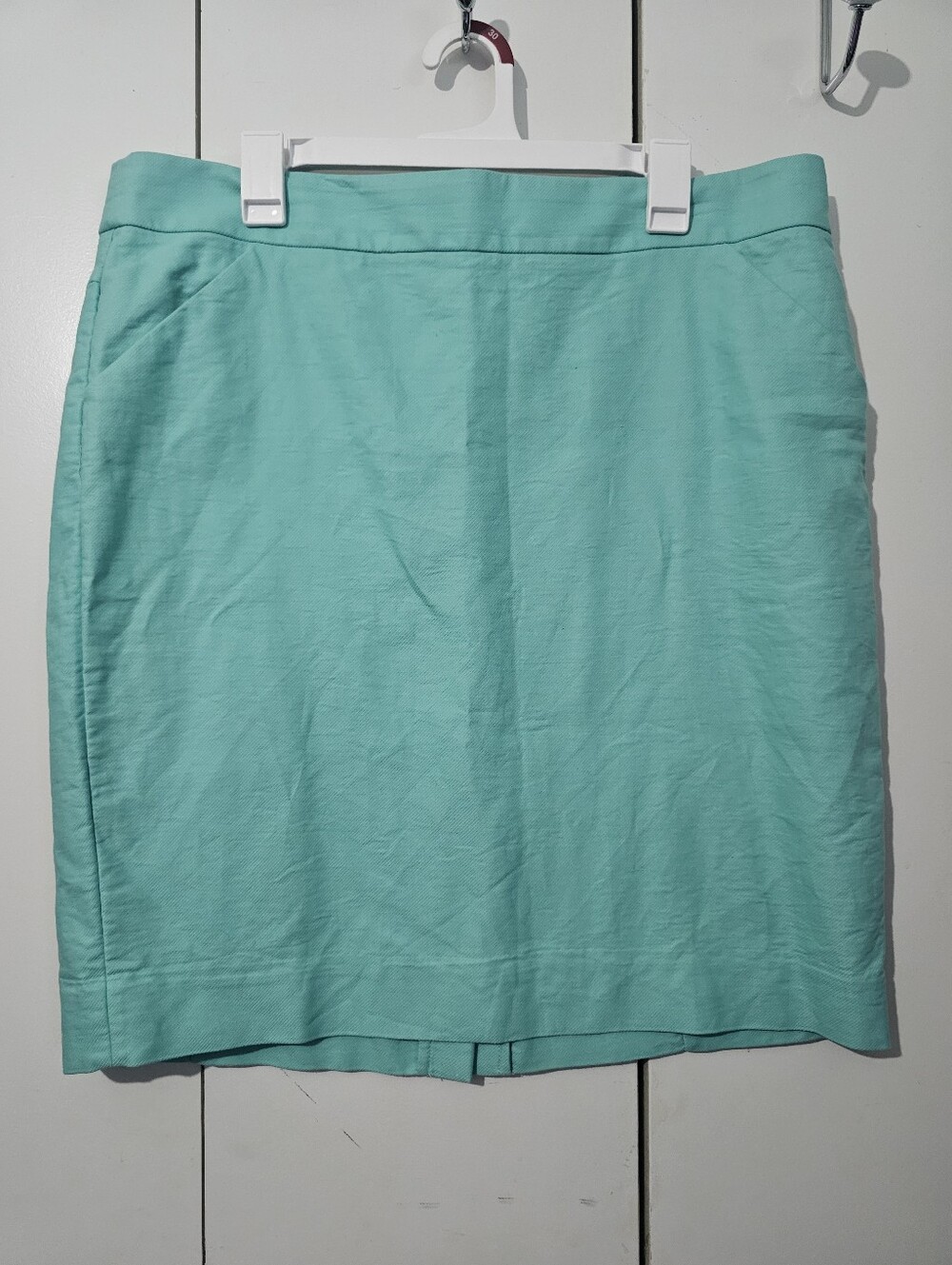 J. Crew The Pencil Skirt in Aqua